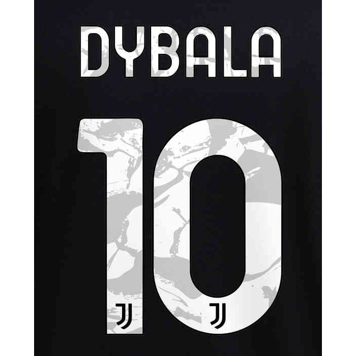 Juventus 2021/22 Away Dybala #10 Jersey Name Set (Main)