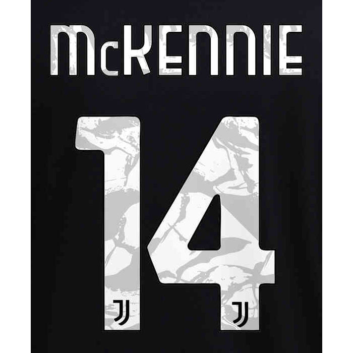 Juventus 2021/22 Away McKennie #4 Jersey Name Set (Main)