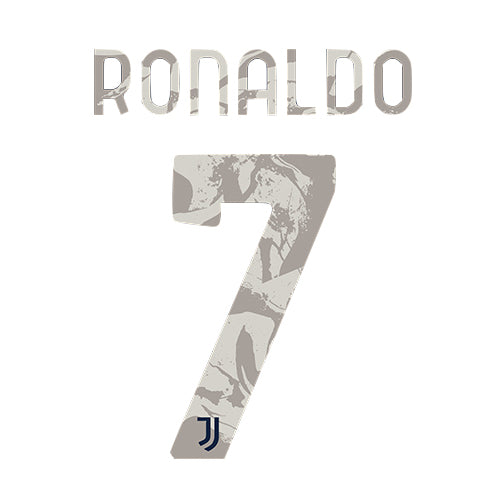 Juventus 2020/21 Away Ronaldo #7 Youth Jersey Name Set