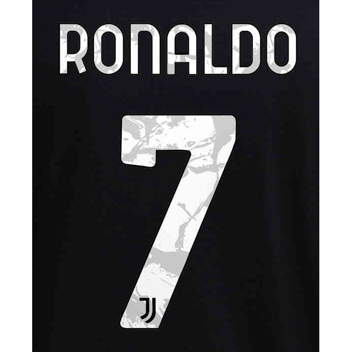 Juventus 2021/22 Away Ronaldo #7 Youth Jersey Name Set (Main)