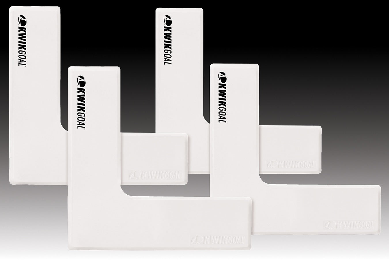 Kwik Goal Flat Corner Markers - Pack of 4