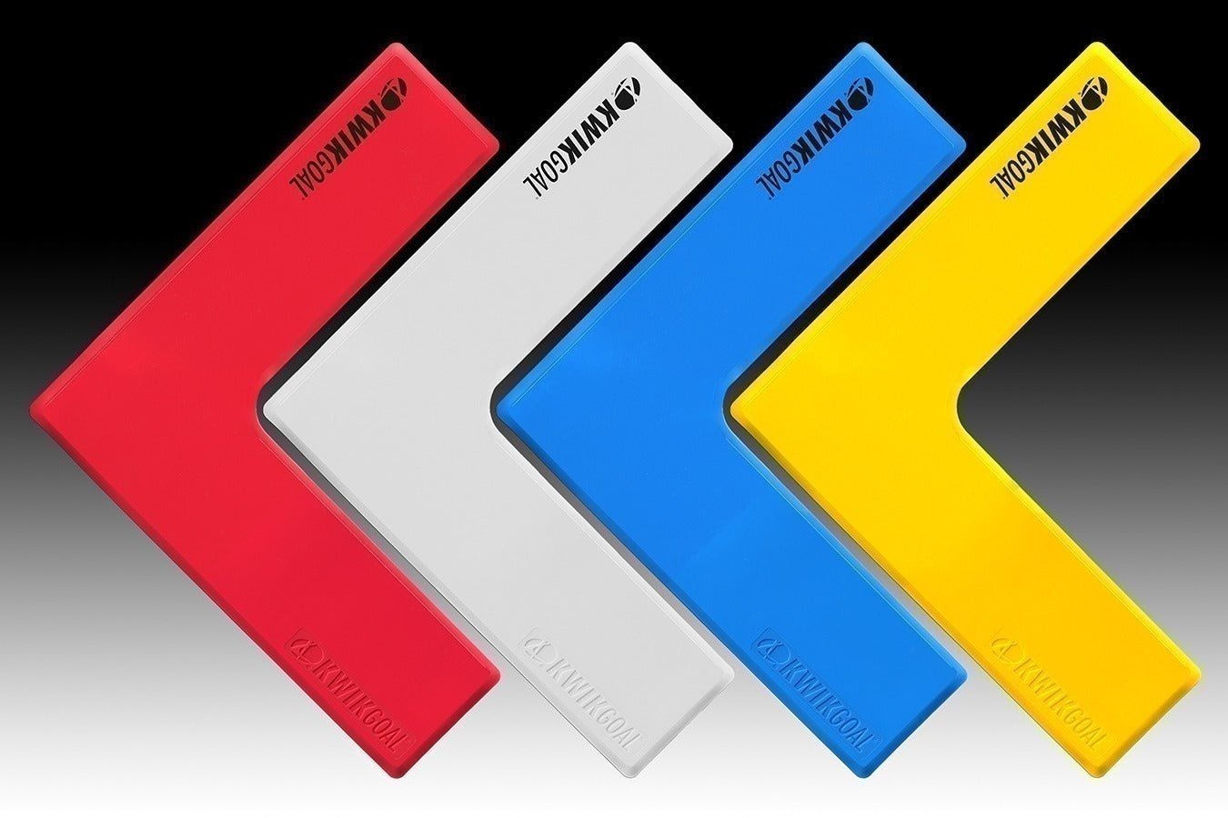 Kwik Goal Flat Corner Markers - Pack of 4