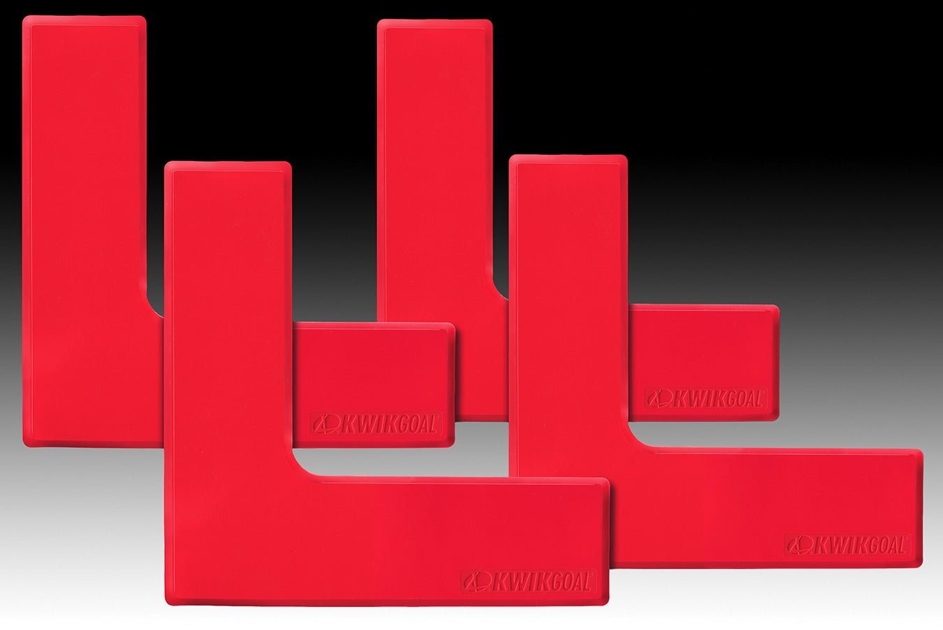 Kwik Goal Flat Corner Markers - Pack of 4