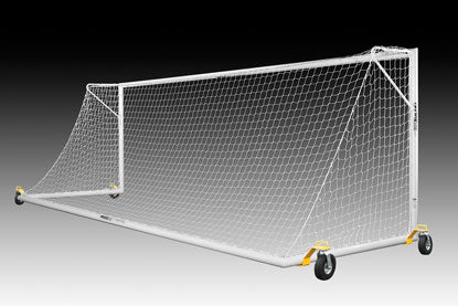 Kwik Goal Pro Premier® European Match Soccer Goal with Swivel Wheels