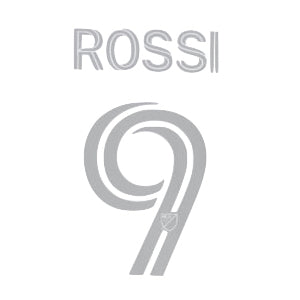 LAFC Away 2020/22 Rossi #9 Jersey Name Set