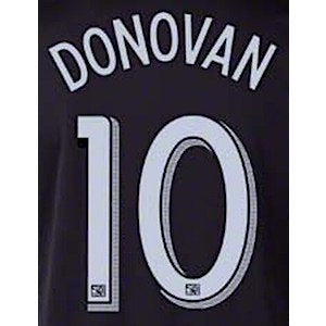 LA Galaxy 2015/19 Away Donovan #10 Jersey Name Set