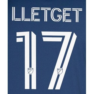 LA Galaxy 2020/21 Lletget Away #17 Jersey Name Set