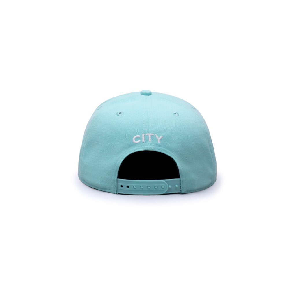 FI Collection Manchester City Retro Capsule Snapback Hat - Blue Tint