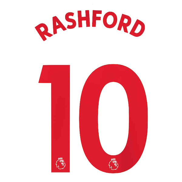 Manchester United 2020/21 Third Rashford #10 Jersey Name Set