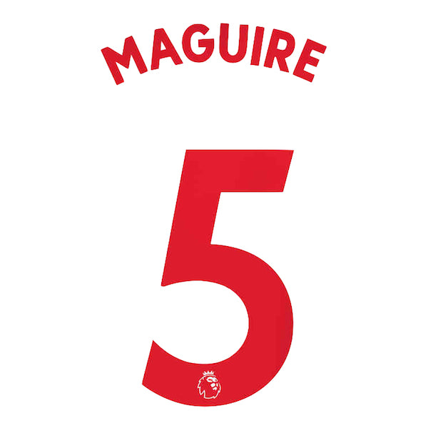 Manchester United 2020/21 Third Maguire #5 Jersey Name Set  Jersey Name Set