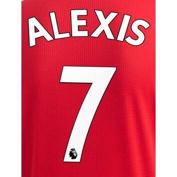 Man United 2019/22 Home Alexis #7 Jersey Name Set