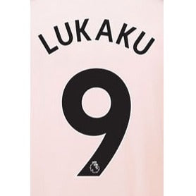 Man United 2018/19 Away Lukaku #9 Jersey Name Set