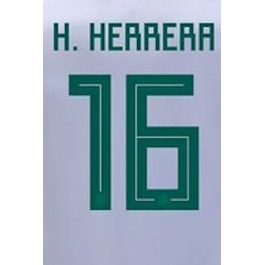 Mexico 2018 Away H.Herrera #16 Jersey Name Set
