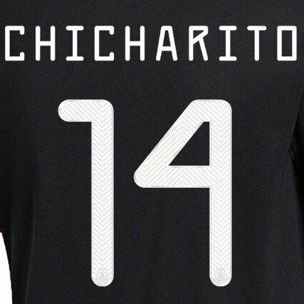 Mexico 2019/20 Home Chicharito #14 Jersey Name Set