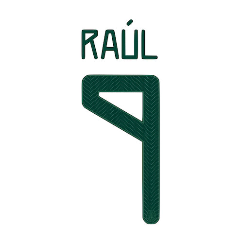 Mexico 2020/21 Away Raul #9 Jersey Name Set