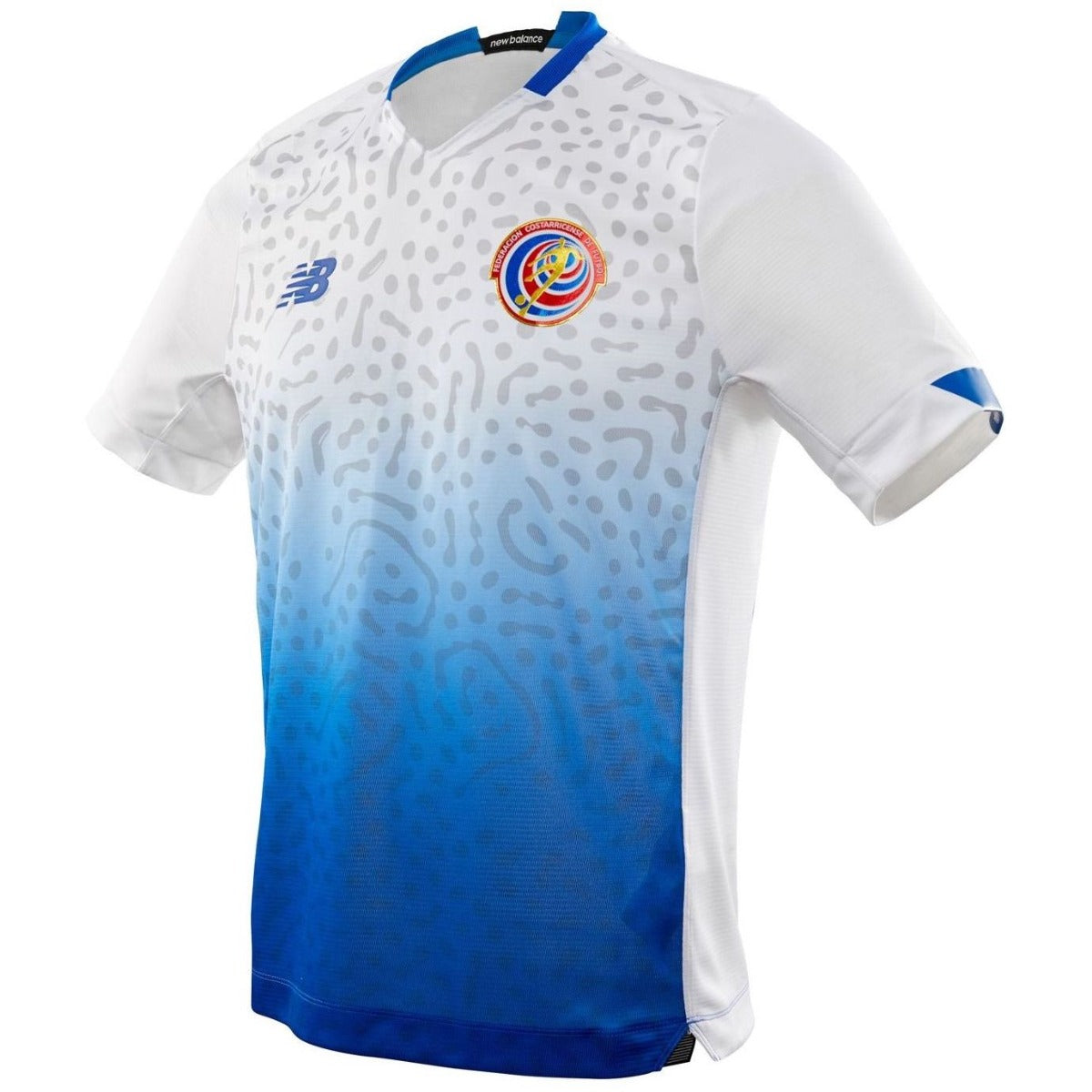 New Balance 2021-22 Costa Rica Away Jersey - White-Blue (Front)