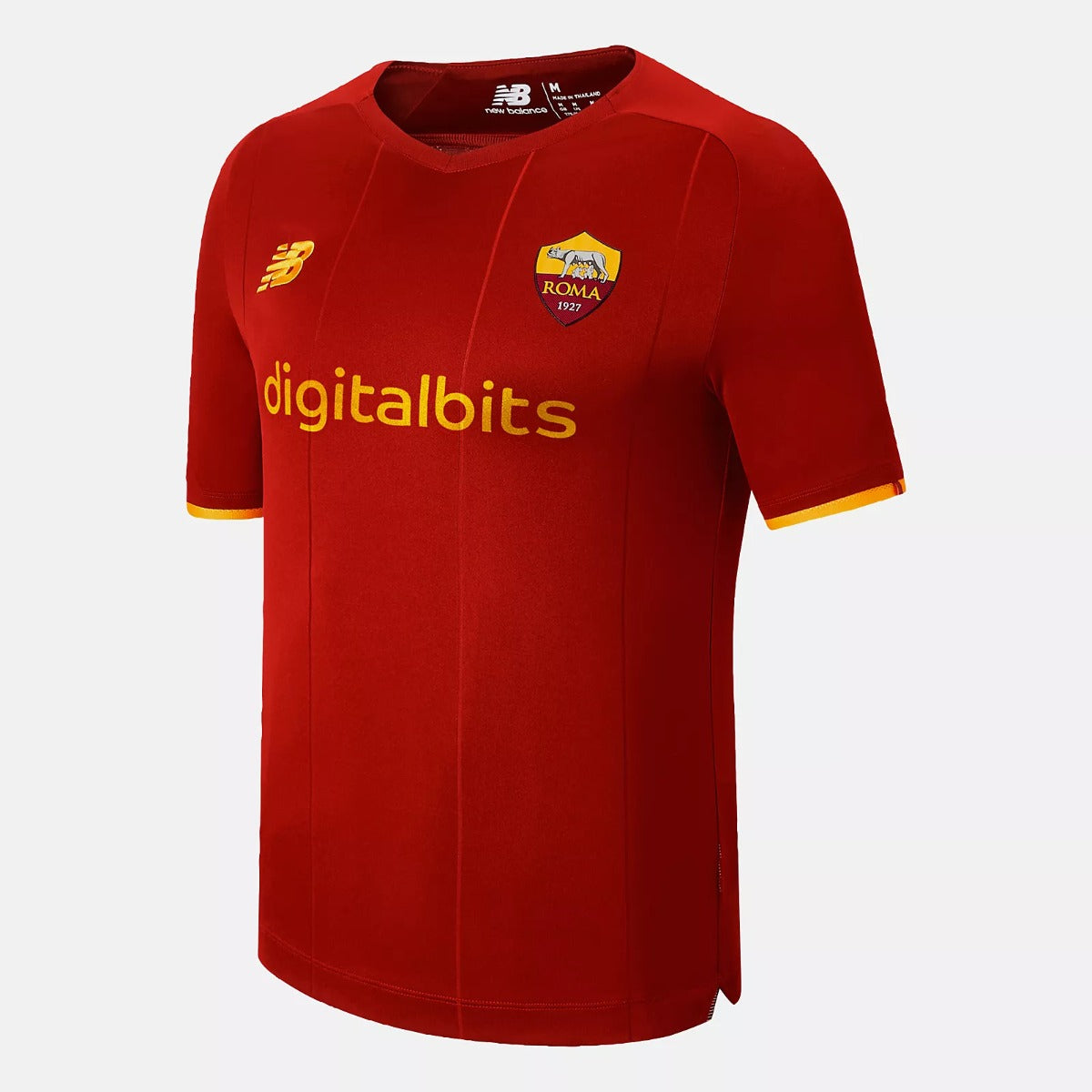 New Balance 2021-22 Roma Home Jersey - Red (Front)