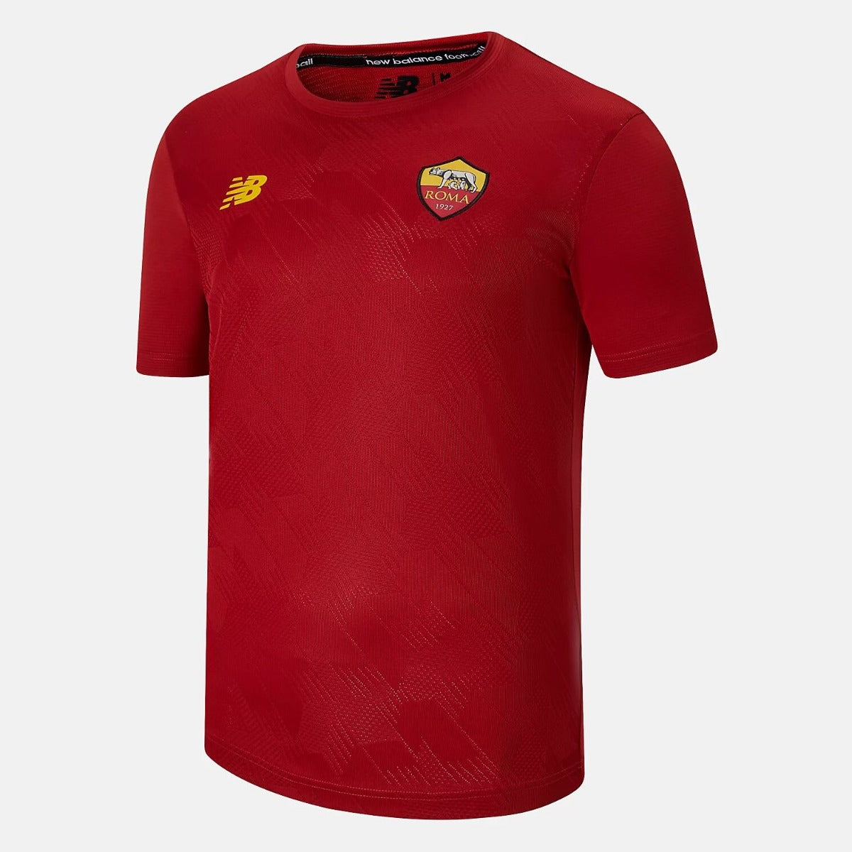 New Balance 2021-22 Roma Pre-Game Jersey - Carmine Red (Front)