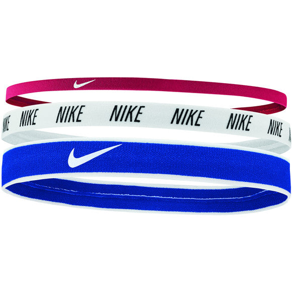 Nike Mixed Width Hairbands - Red-White-Royal (Main)