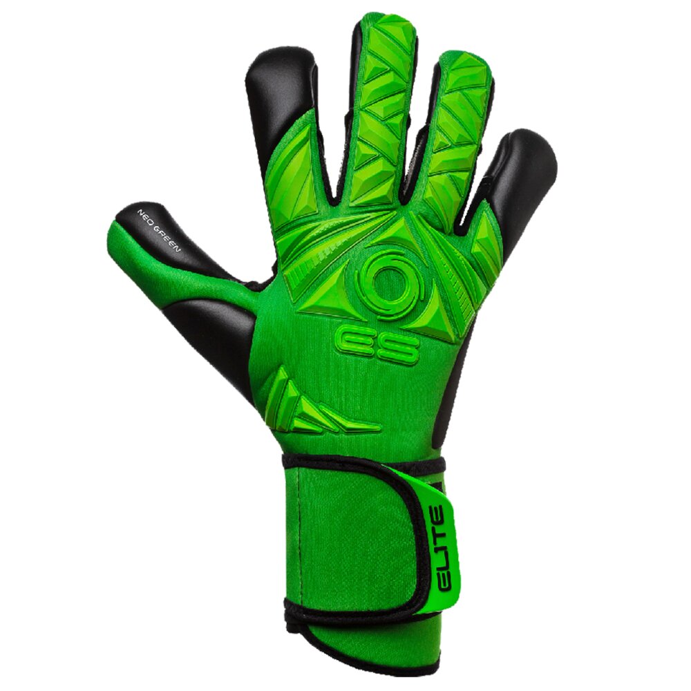 Elite Sport Neo Green Goalkeeper Glove - Green (SIngle - Outer)