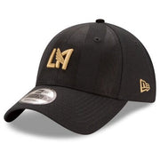 New Era LAFC Jersey Hook 920  Adjustable Hat - Dark Grey-Black (Diagonal 1)
