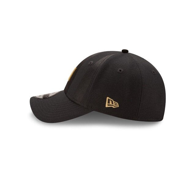 New Era LAFC Jersey Hook 920  Adjustable Hat - Dark Grey-Black (Side 1)