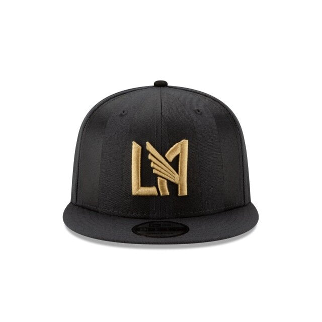 New Era LAFC Jersey Hook 950 Snapback Hat - Dark Grey-Black (Front)