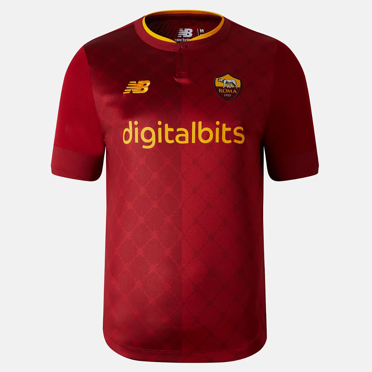 New Balance 2022-23 Roma Home Jersey - Red (Top)