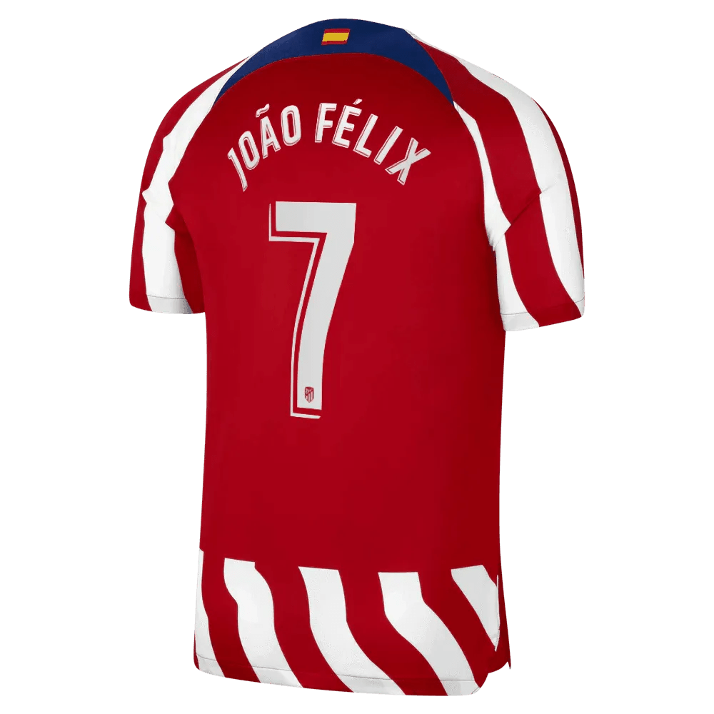 Nike 2022-23 Atletico Madrid Home Jersey - White-Red