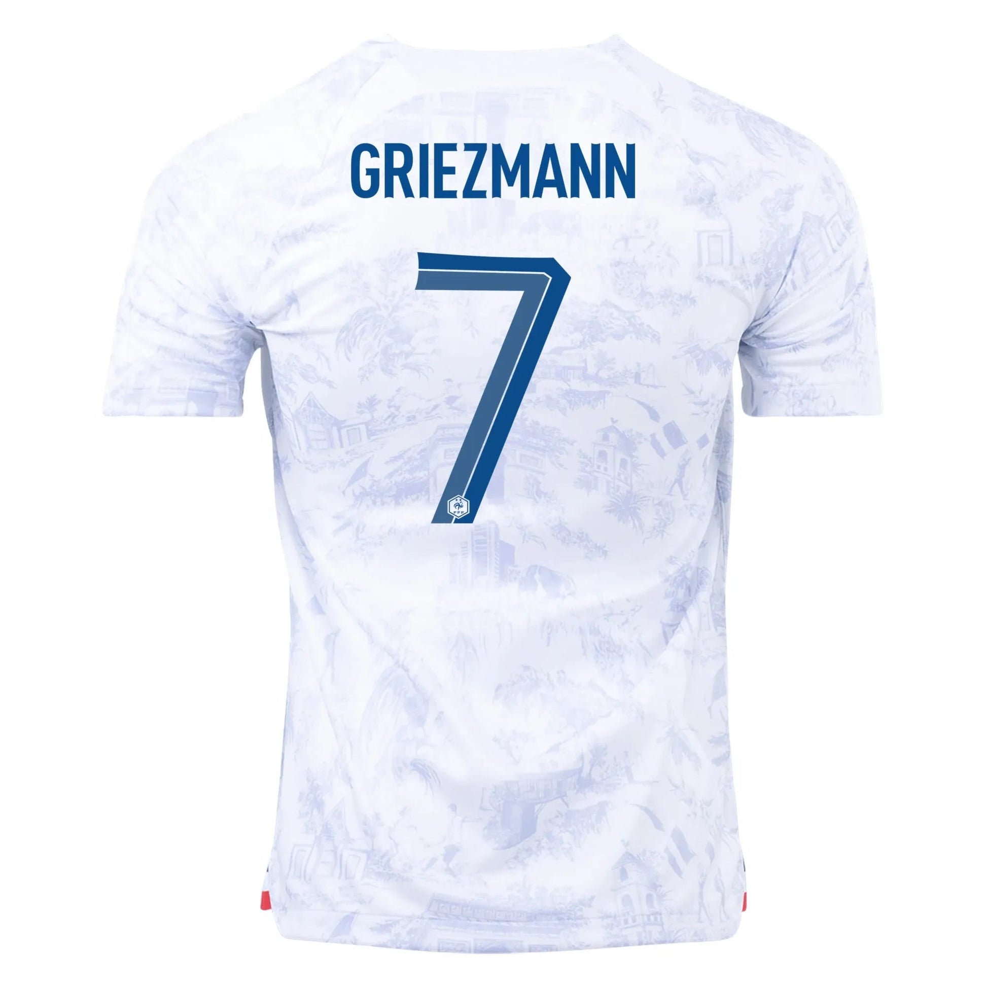 Nike 2022-23 France Away Jersey - White-Royal