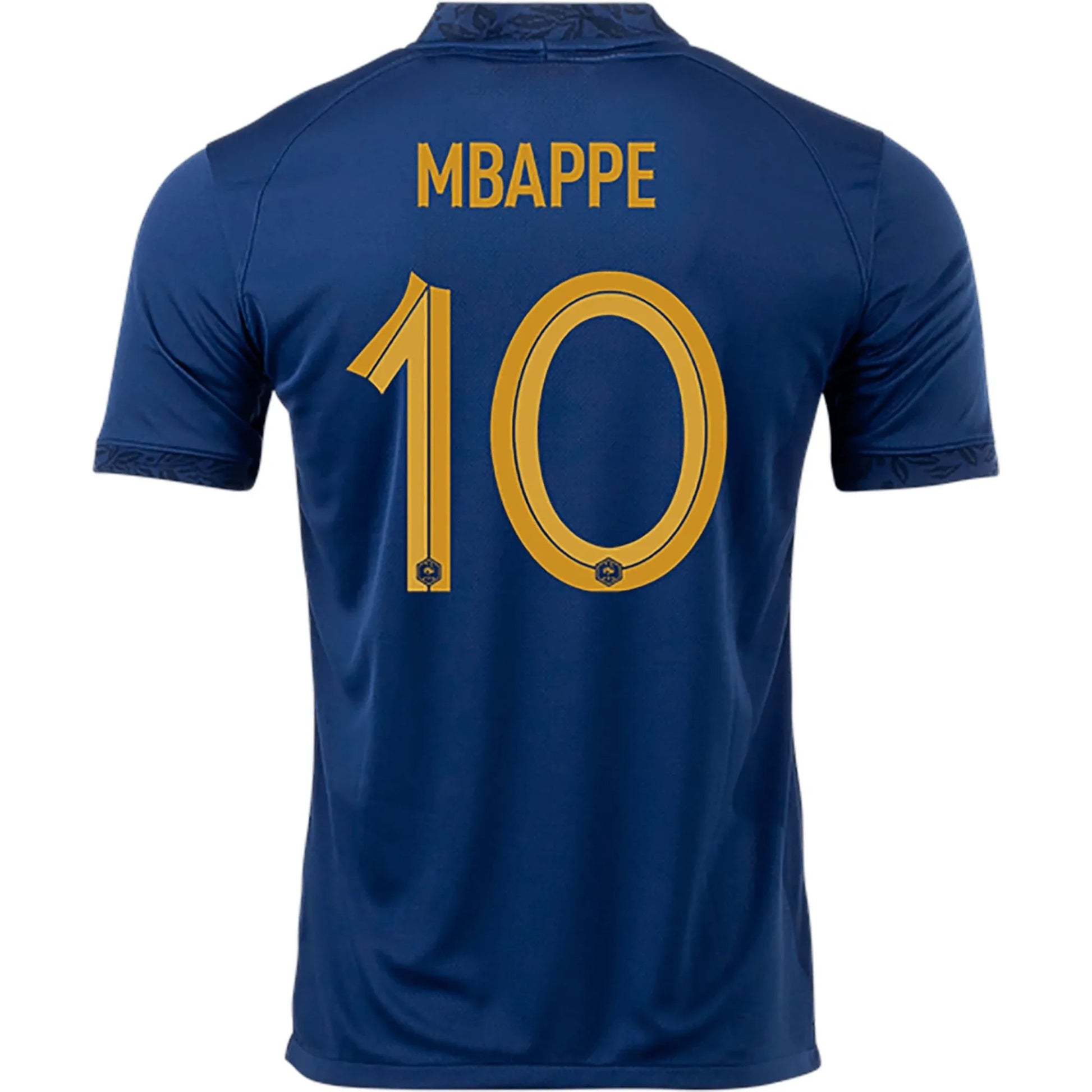 Nike 2022-23 France Home Soccer Jersey - Midnight Navy-Metallic