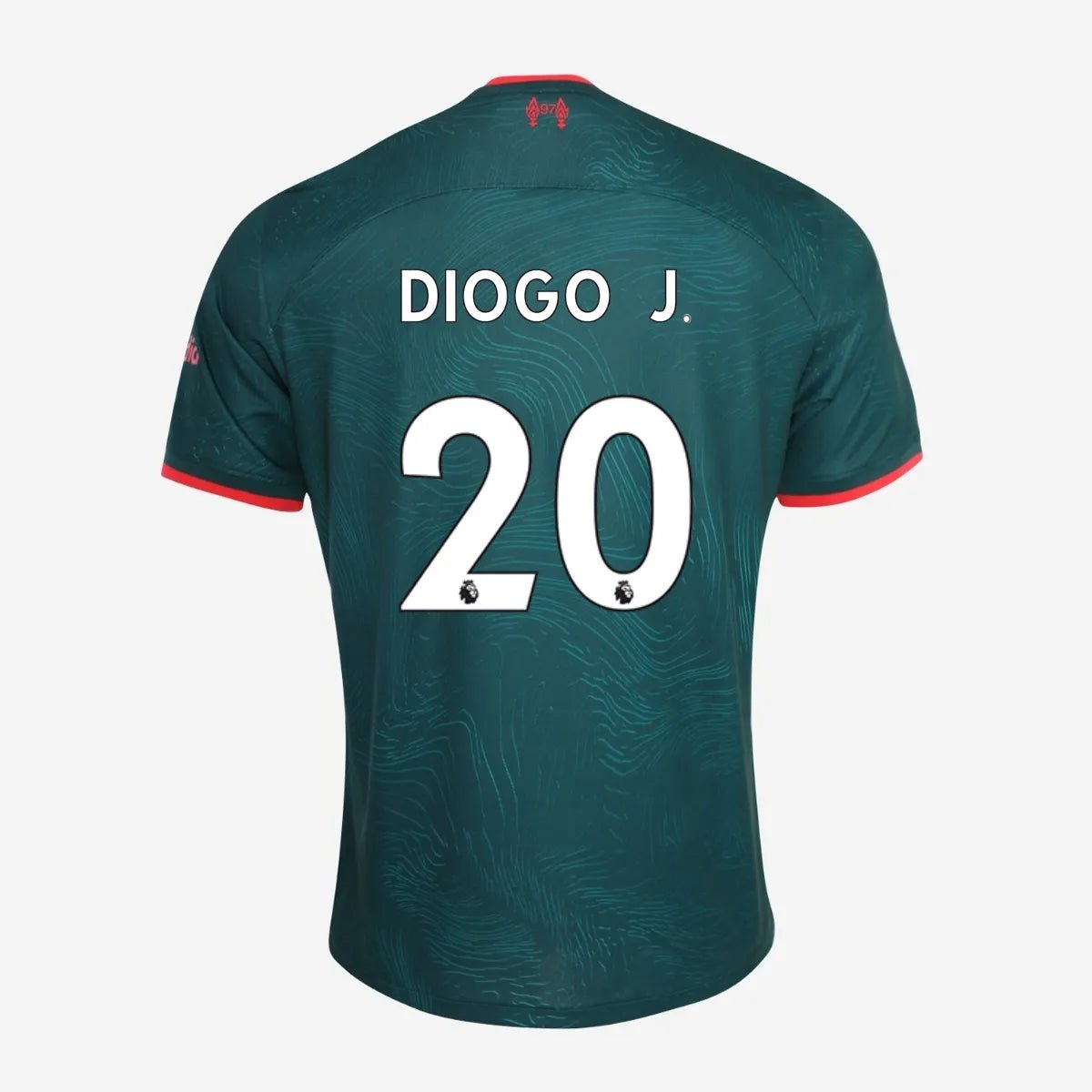 Nike 2022-23 Liverpool Third Jersey - Dark Atomic Teal-Siren Red