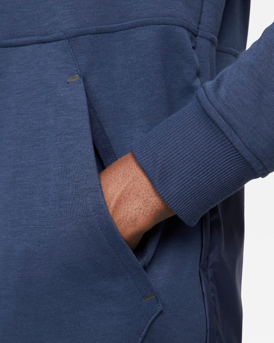 Nike 2022 Chelsea Half Zip Travel Hoodie - Navy-Gold