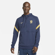 Nike 2022 Chelsea Half Zip Travel Hoodie - Navy-Gold