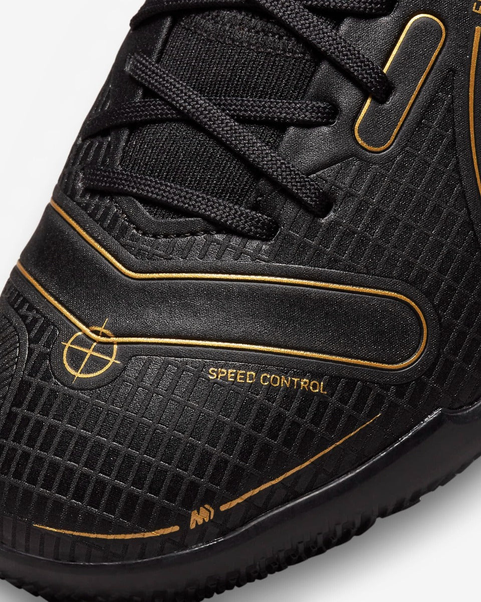 Nike Junior Superfly 8 Academy Indoor - Black-Silver-Gold