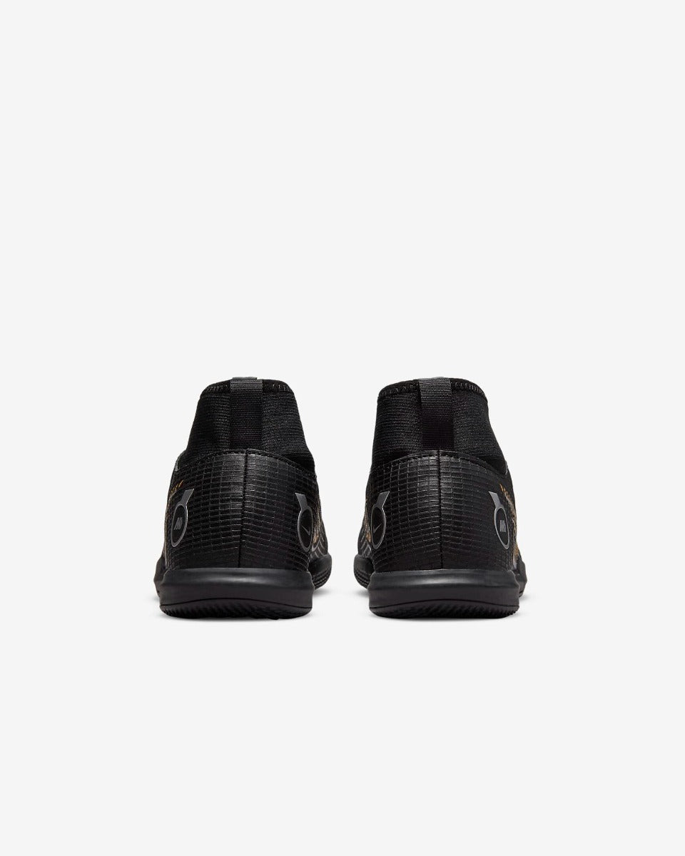 Nike Junior Superfly 8 Academy Indoor - Black-Silver-Gold