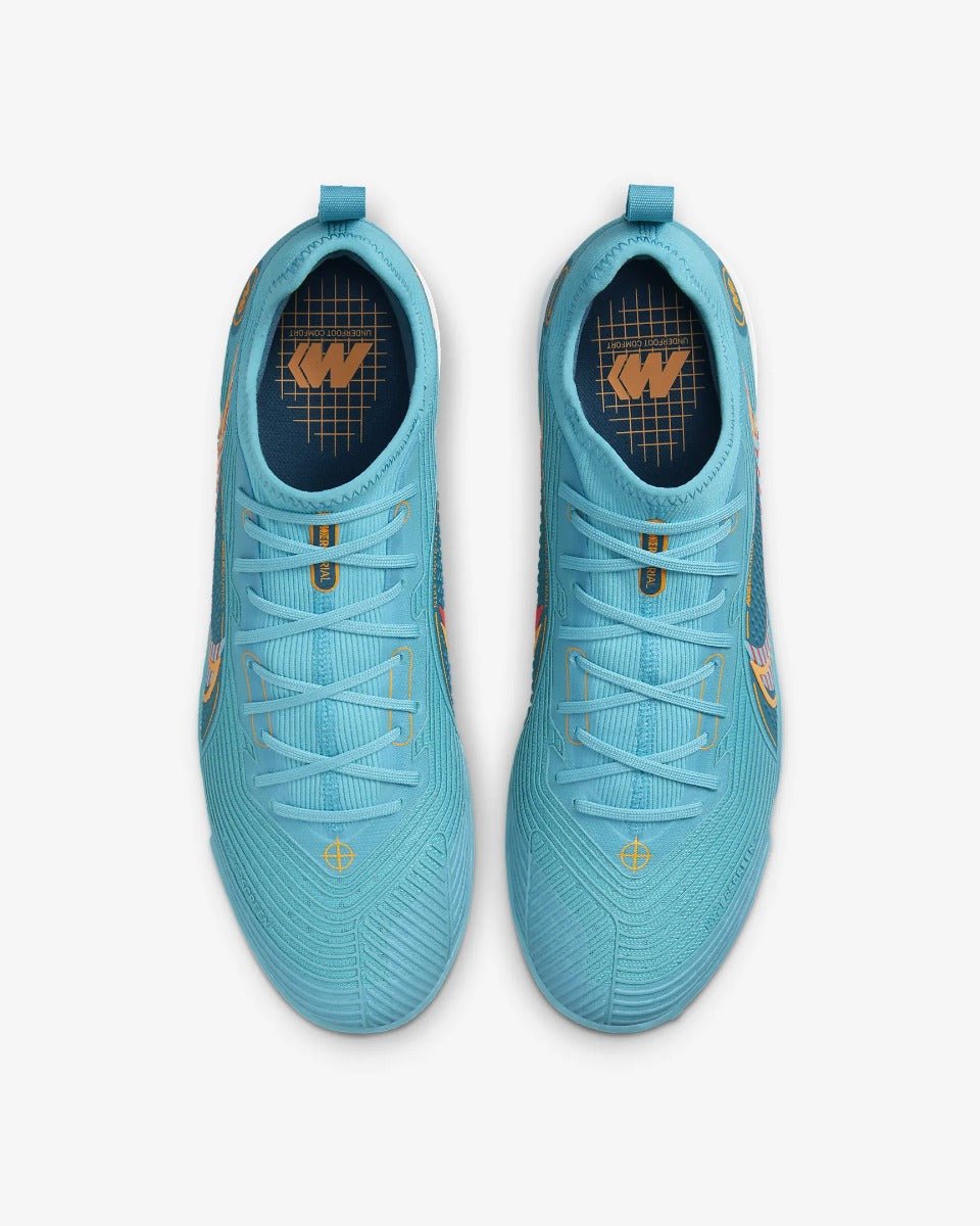 Nike Mercurial Air Zoom Vapor 14 Pro Turf - Chlorine Blue-Laser Orange