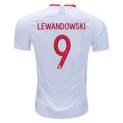 Nike Poland 2018 Home Lewandowski 9 Jersey - White