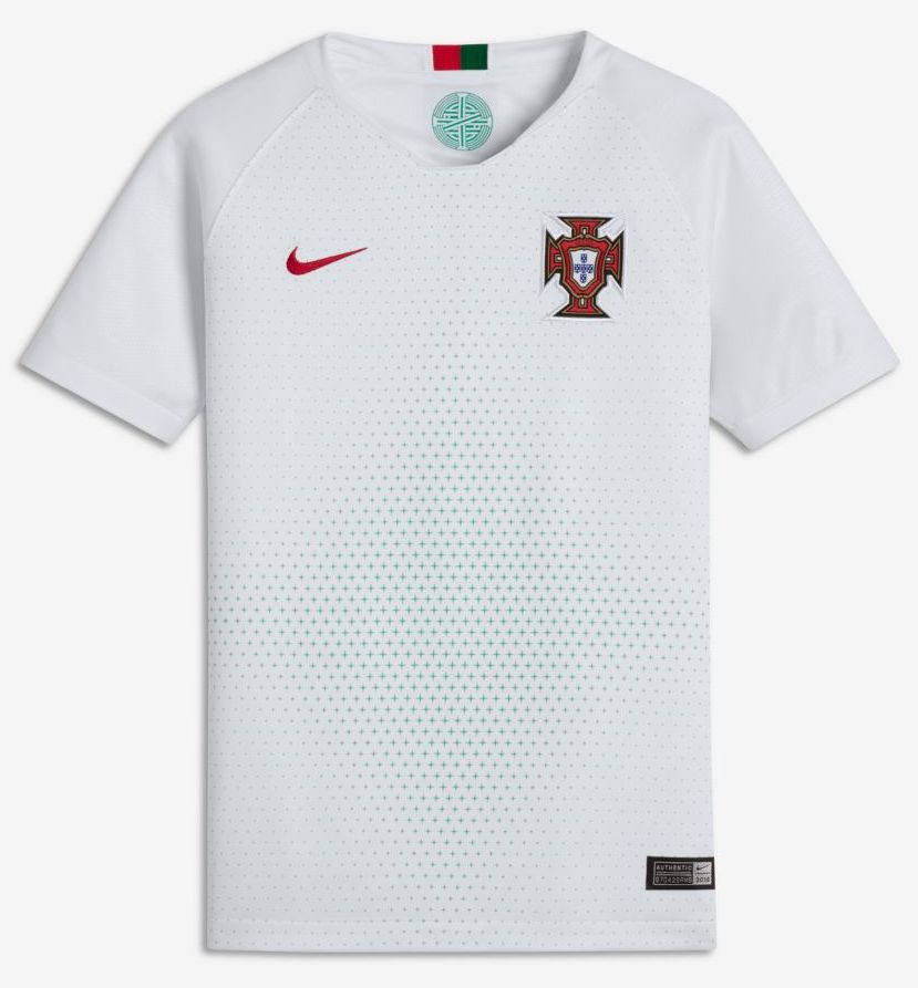 Nike Portugal 2018 Youth Away Jersey - White