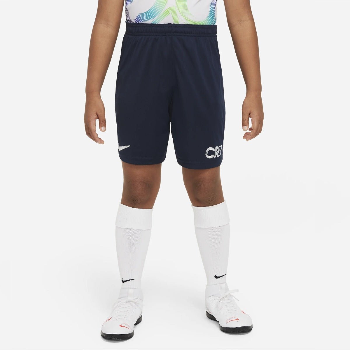 Nike Youth DF CR7 Knit Shorts - Obsidian-White