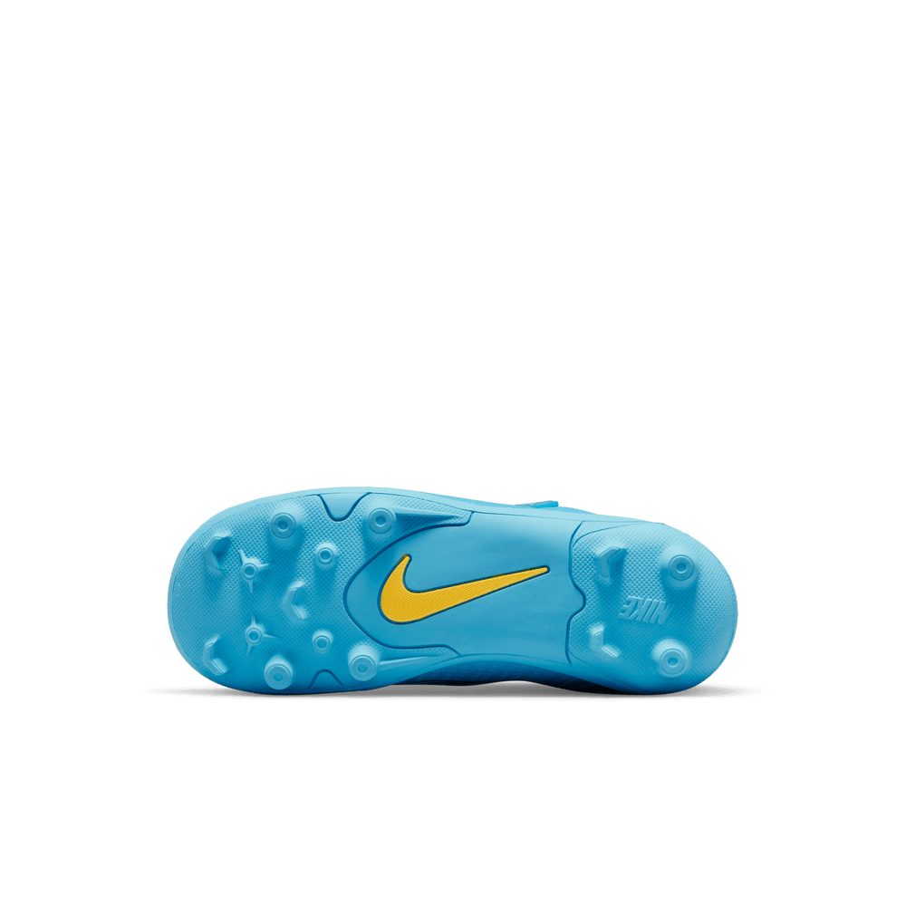 Nike Kids Mercurial Vapor 14 Club FG-MG - Chlorine Blue-Laser Orange (Bottom)