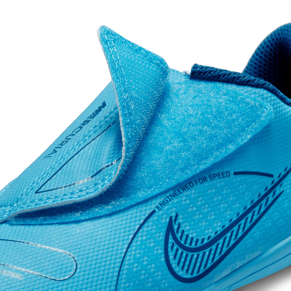 Nike Kids Mercurial Vapor 14 Club FG-MG - Chlorine Blue-Laser Orange (Detail 3)