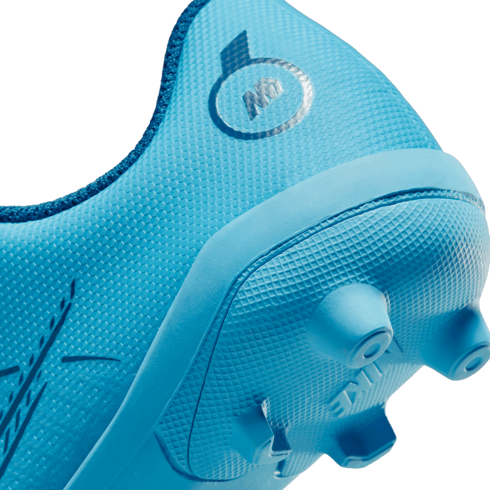 Nike Kids Mercurial Vapor 14 Club FG-MG - Chlorine Blue-Laser Orange (Detail 4)