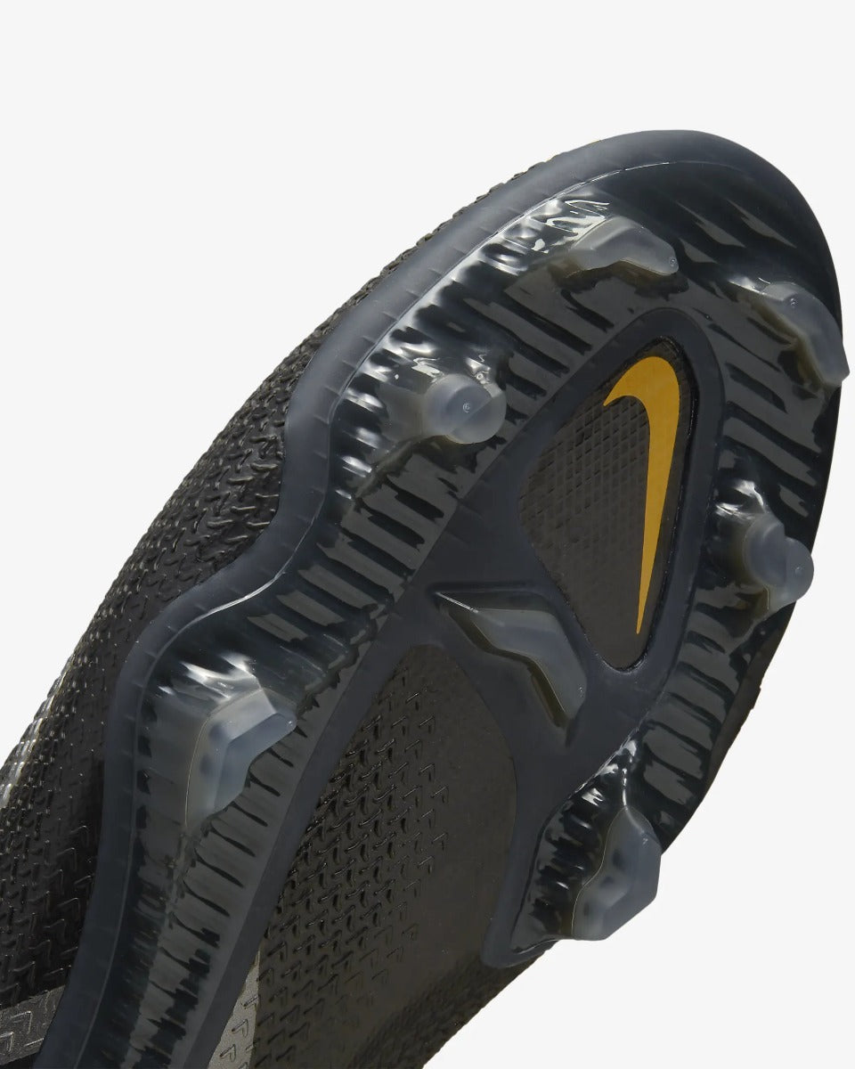 Nike Phantom GT2 Elite FG - Black-Dark Grey-Gold (Detail 1)