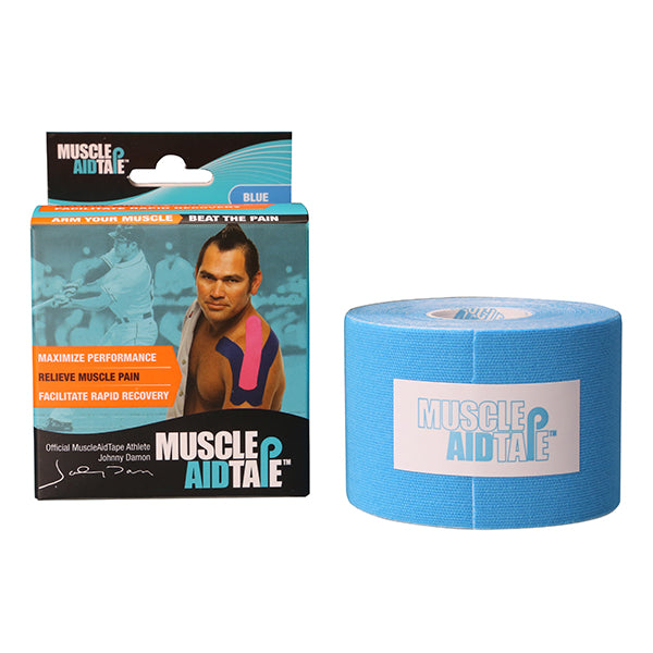 Muscle Aid Tape Pre-Cut 2in x 10in Strips (Blue)