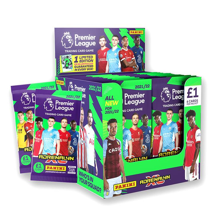 Panini 2021-22 Premier League Adrenalyn Cards BOX (70 PK EA) (Box)
