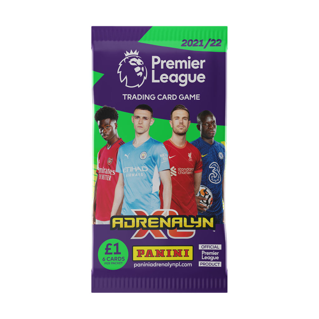 Panini 2021-22 Premier League Adrenalyn Cards PACKET (6 Cards EA) (Pack 2)