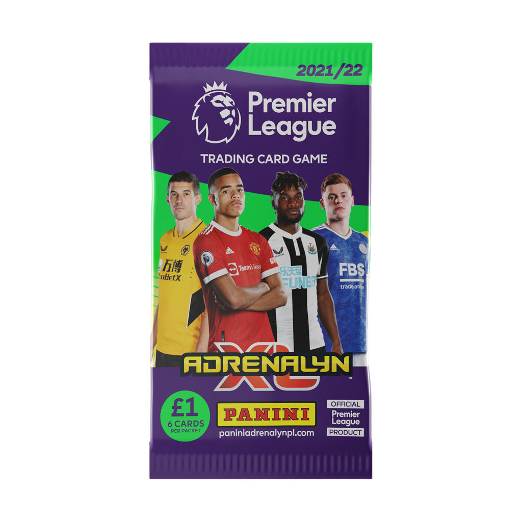 Panini 2021-22 Premier League Adrenalyn Cards PACKET (6 Cards EA) (Pack 1)