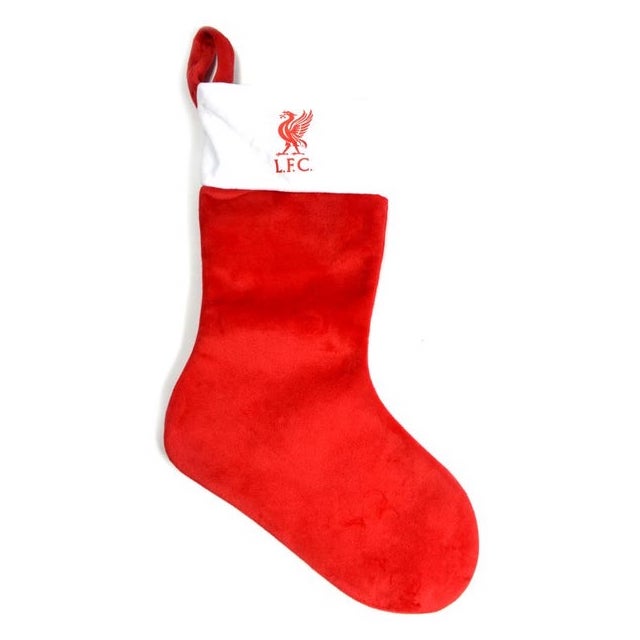 Liverpool Team Crest Stocking - Red-White (Main)