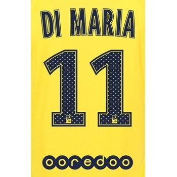 PSG 2017/18 Away Di Maria #11 Jersey Name Set
